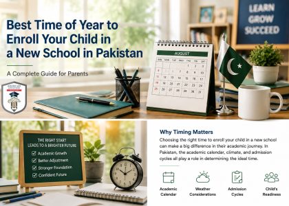 Best time to enroll child in school Pakistan